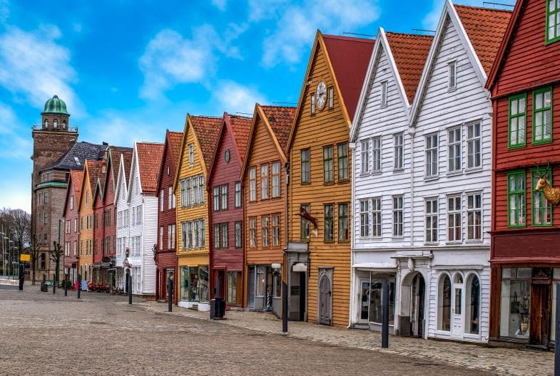 Bryggerekken på bryggen i Bergen