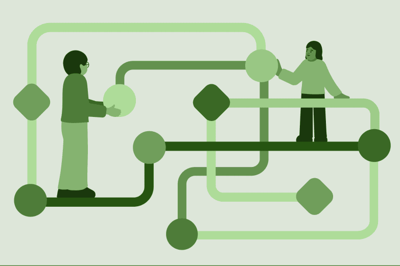 Illustrasjon av nettverk