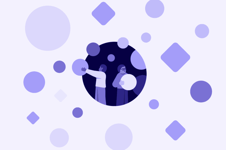 Abstrakt tegning for tjenester og produkter