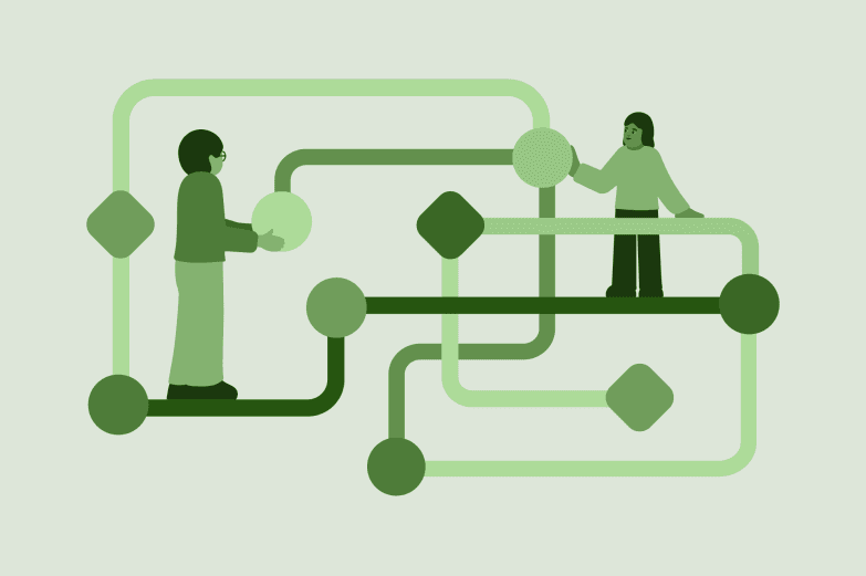 Illustrasjon av nettverk