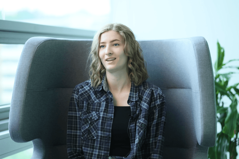 Bilde av sommerstudent Camilla