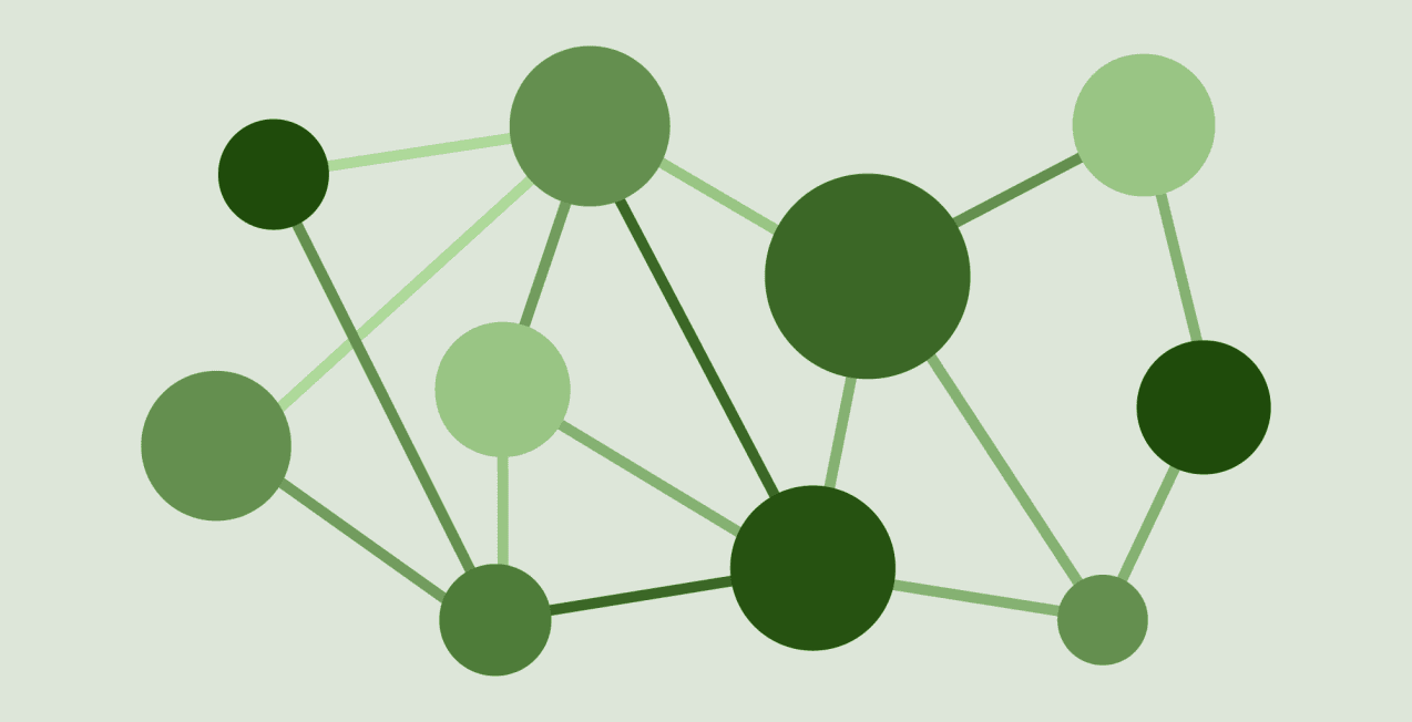 Illustrasjon av nettverk